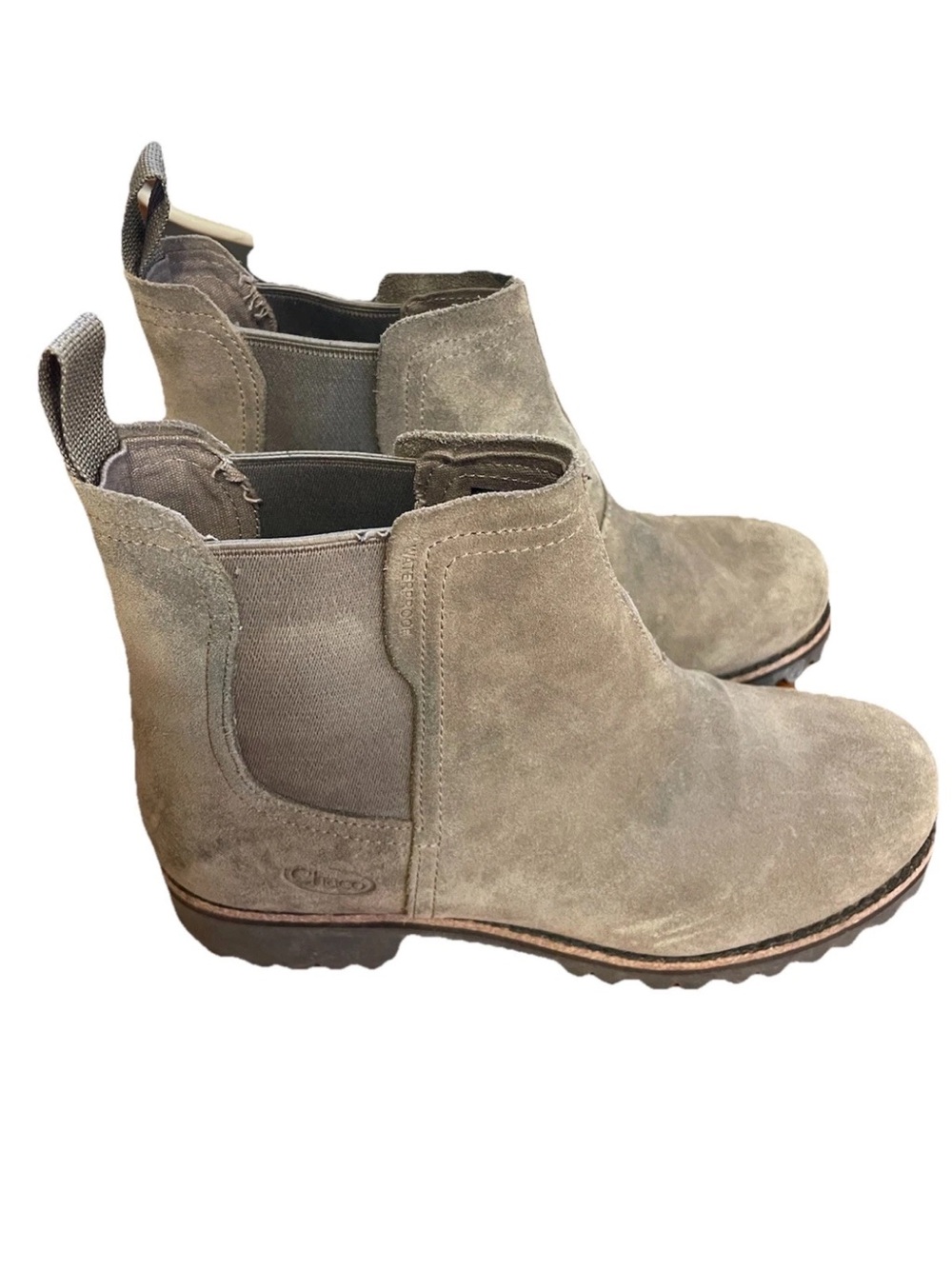 Chaco Chelsea Fields Waterproof Brown Boots Ortho Support Luvseat Footbed